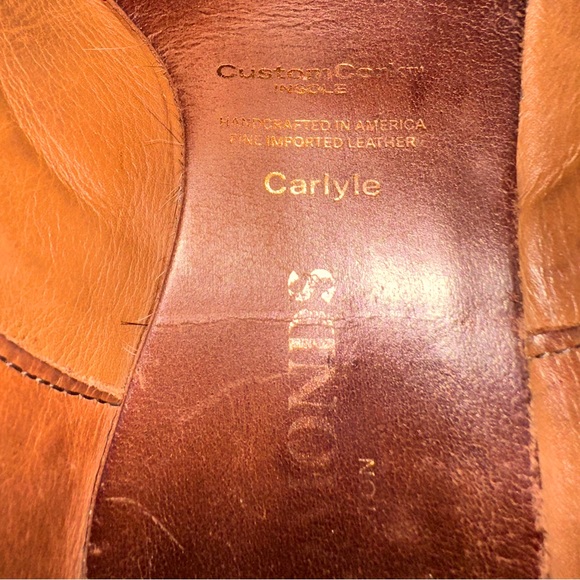 Allen Edmonds Carlyle Dress Shoes, Walnut Brown w/ Dainite Rubber Soles Size 9 D - Picture 3 of 5